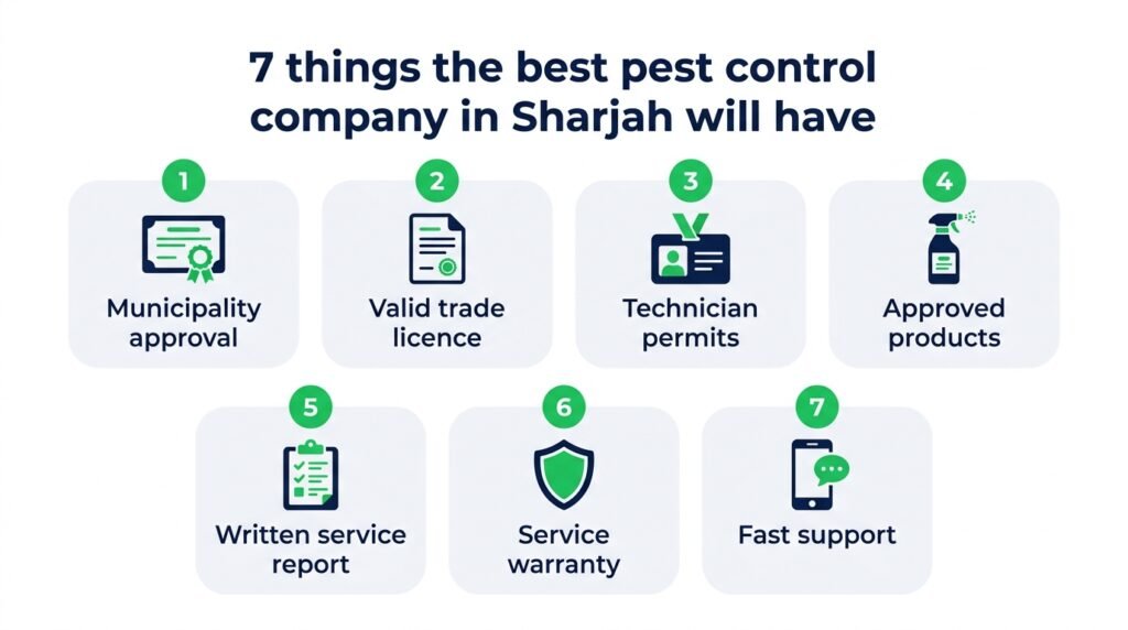 Seven signs of a good pest control company in Sharjah