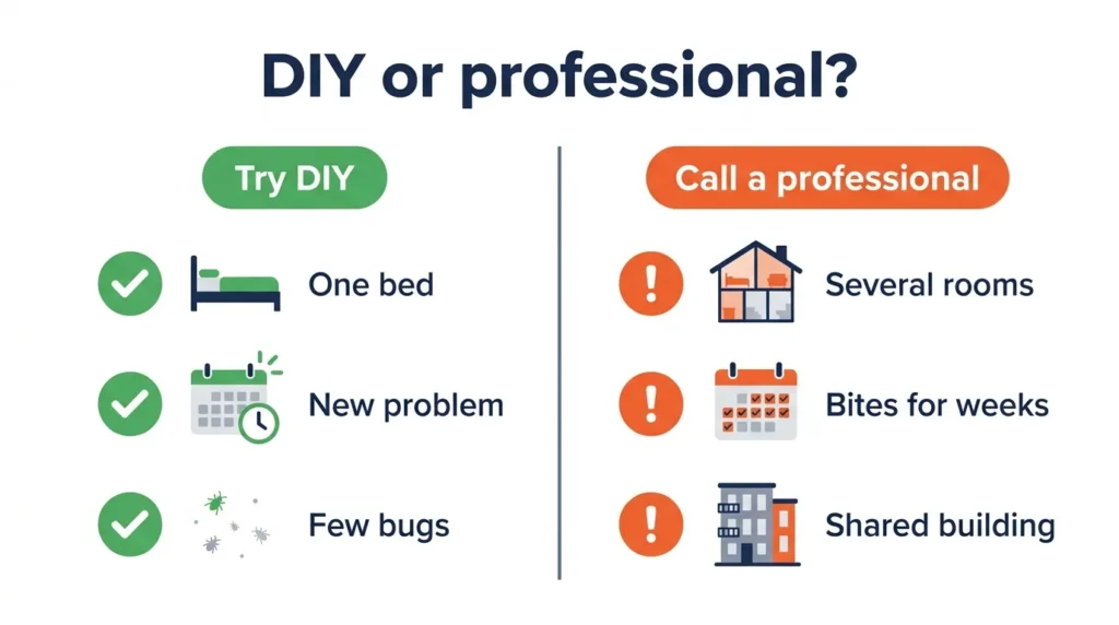 Bed bugs in Dubai: when to do it yourself and when to call a professional