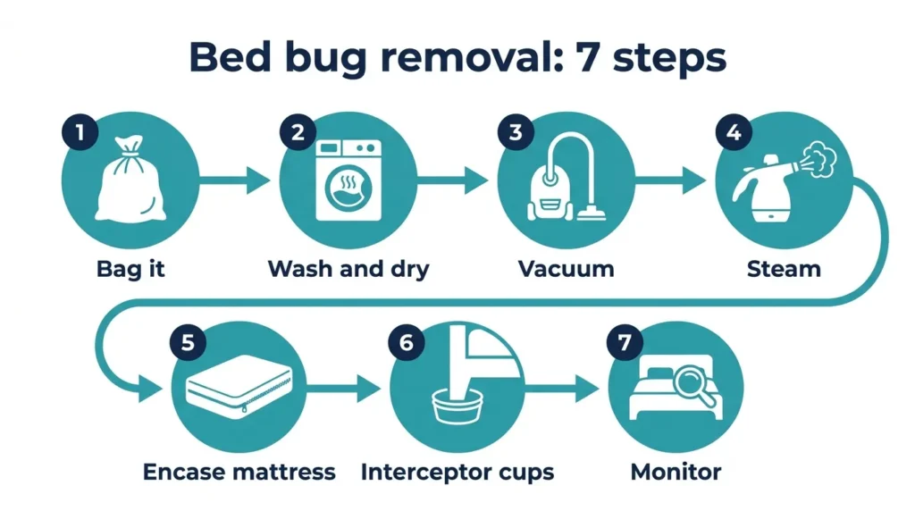 Step-by-step bed bug removal for a Dubai apartment