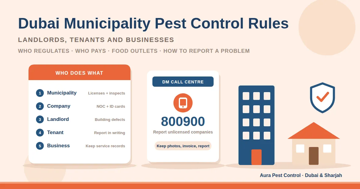 dubai municipality pest control rules featured