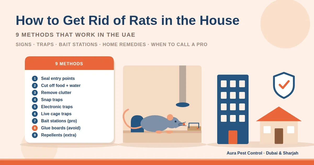 how to get rid of rats in the house featured